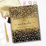 Leopard Animal Cheetah Black Gold Beauty Salon Planer<br><div class="desc">Ein stilvolles Tages- und Wochenplanerbuch, mit dem Sie alle Ihre täglichen, wöchentlichen und monatlichen Veranstaltungen in einem organisierten Bereich behalten haben. Außerdem gibt es einen zu erledigenden Bereich, in dem Sie Erinnerungen und Notizen hinzufügen können, um zusätzlich zu Ihren alltäglichen Aufgaben bleibe. Die unbegrenzte Funktion ist ideal, um zu jedem...</div>
