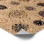 Leopard Animal Illustration Poster Spotted Wild (Ecke)