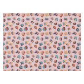 Leopard Animal Pink Modern Tischdecke (Vorderseite (Horizontal))