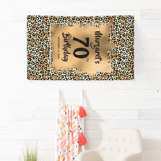 Leopard Animal Print Banner (Insitu)