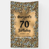 Leopard Animal Print Banner (Vertikal)
