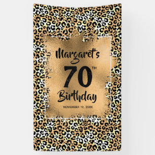 Leopard Animal Print Banner