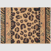 Leopard Animal Print Decoupage Seidenpapier (Vorderseite)