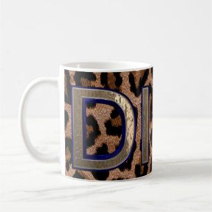Leopard Animal Print Diva zitiert Tasse