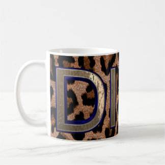 Leopard Animal Print Diva zitiert Tasse
