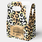 Leopard Animal Print Fevor Box Geschenkschachtel (Geöffnet)