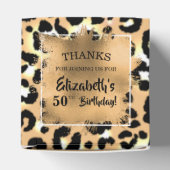 Leopard Animal Print Fevor Box Geschenkschachtel (Oben)