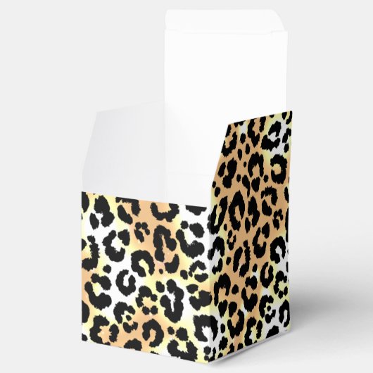Leopard Animal Print Fevor Box Geschenkschachtel (Geöffnet)
