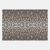 Leopard Animal Print Geschenkpapier Set (Vorderseite 3)