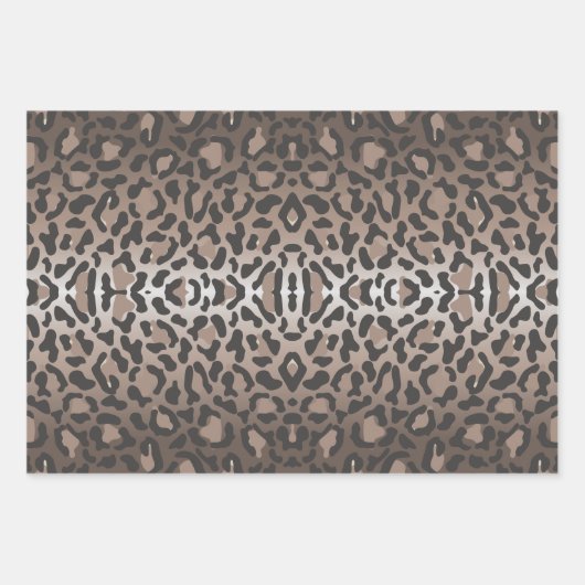 Leopard Animal Print Geschenkpapier Set (Vorderseite 2)