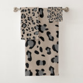 Leopard Animal Print Glam #15 Badhandtuch Set (Insitu)