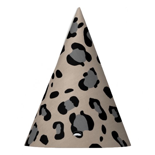 Leopard Animal Print Glam #15 Partyhütchen (Links)