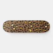 Leopard Animal Print Glam #29 #pattern #decor #art Skateboard (Horizontal)