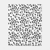 Leopard Animal Print Glam #3 Fleecedecke (Vorderseite)