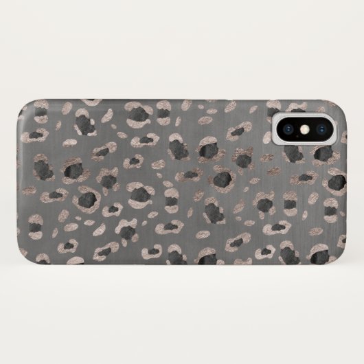 Leopard Animal Print Glam #6 Case-Mate iPhone Hülle (Rückseite (Horizontal))