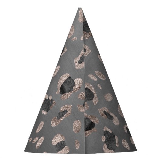 Leopard Animal Print Glam #6 Partyhütchen (Rückseite)