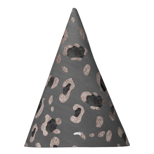 Leopard Animal Print Glam #6 Partyhütchen (Rechts)