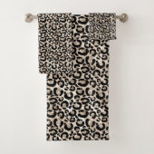 Leopard Animal Print Handtuch Set (Insitu)