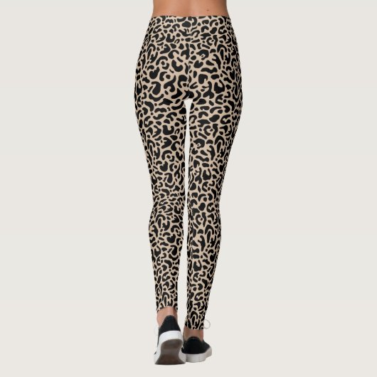 Leopard Animal Print Leggings (Rückseite)