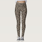 Leopard Animal Print Leggings (Vorderseite)