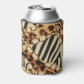 Leopard Animal Print Nahtloses Muster Dosenkühler (Kanne Rückseite)
