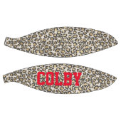 Leopard Animal Print Neutrals Red Individuelle Nam Basketball (Panele)