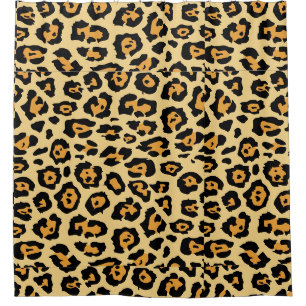 Leopard Animal Print Pattern-25560 Duschvorhang