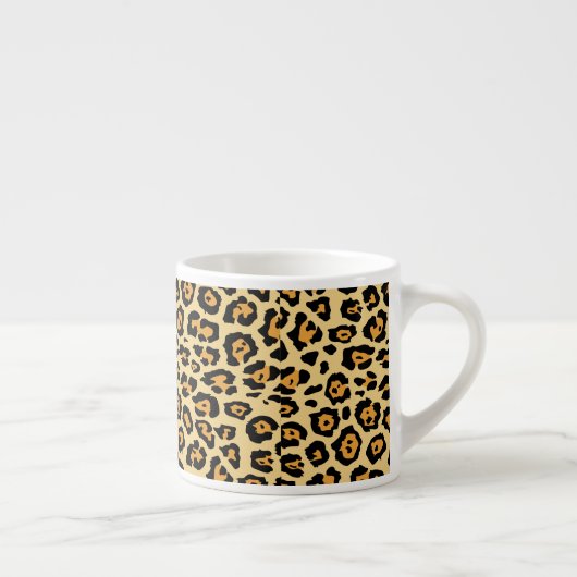 Leopard Animal Print Pattern-25560 Espressotasse (Rechts)