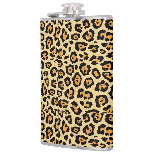 Leopard Animal Print Pattern-25560 Flachmann (Links)