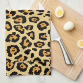 Leopard Animal Print Pattern-25560 Geschirrtuch (Viertel Falte)
