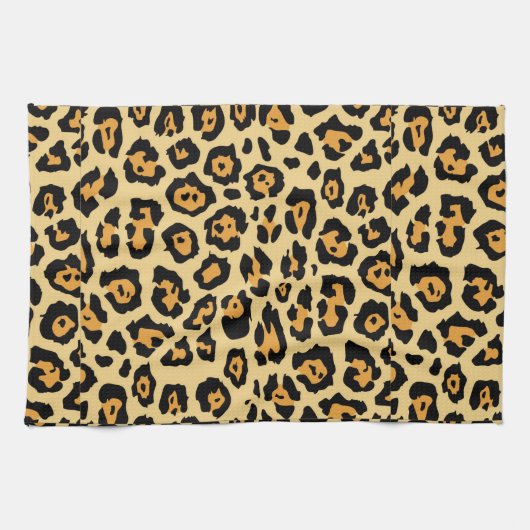Leopard Animal Print Pattern-25560 Geschirrtuch (Horizontal)