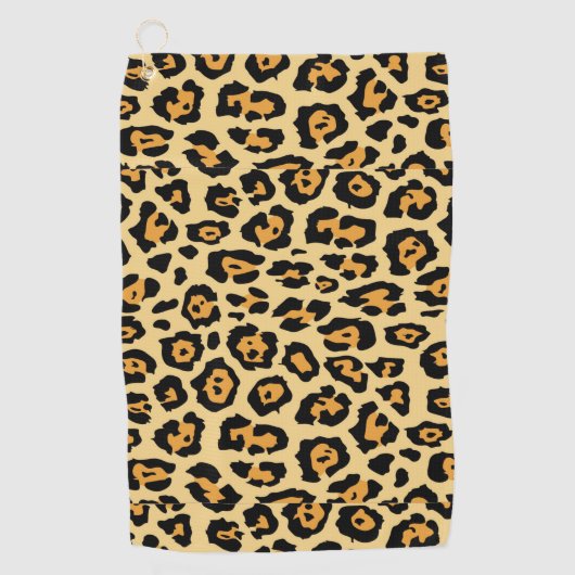Leopard Animal Print Pattern-25560 Golfhandtuch (Vorderseite)