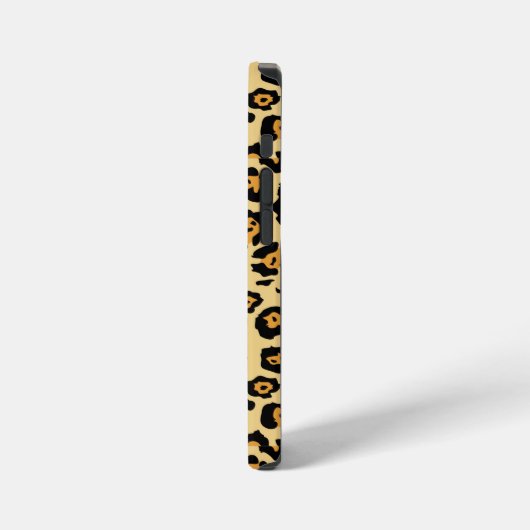 Leopard Animal Print Pattern-25560 iPhone Hülle (Linke Seite)