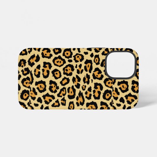 Leopard Animal Print Pattern-25560 iPhone Hülle (Rückseite (Horizontal))