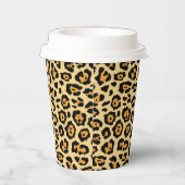 Leopard Animal Print Pattern-25560 Pappbecher (Rechts)