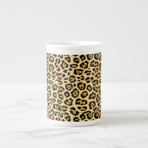 Leopard Animal Print Pattern-25560 Porzellantasse