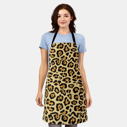 Leopard Animal Print Pattern-25560 Schürze (Getragen)