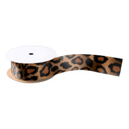 Leopard Animal Print Satinband