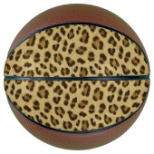 Leopard Animal Print Skin Muster Basketball (Vorderseite)