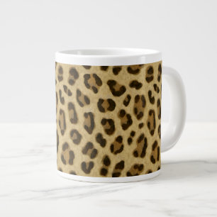 Leopard Animal Print Skin Muster Jumbo-Tasse