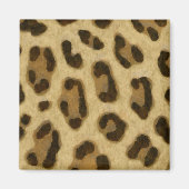Leopard Animal Print Skin Muster Magnet (Vorne)
