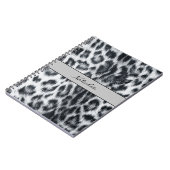Leopard Animal Print Skin Muster Notebook Notizblock (Linke Seite)
