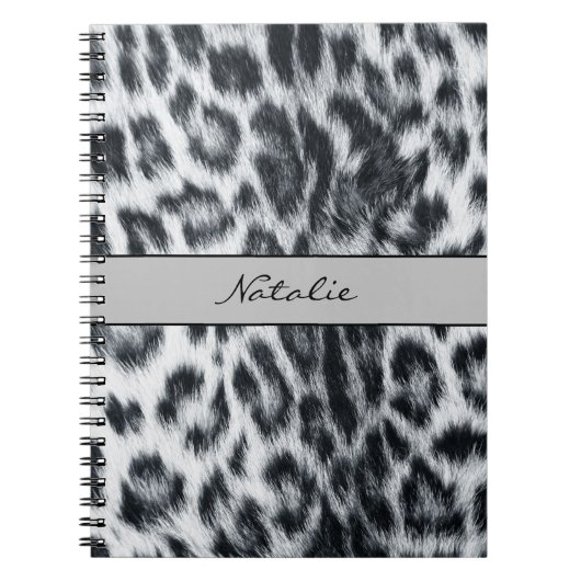Leopard Animal Print Skin Muster Notebook Notizblock (Vorderseite)