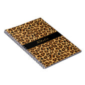 Leopard Animal Print Skin Muster Notebook Notizblock (Rechte Seite)