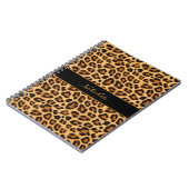 Leopard Animal Print Skin Muster Notebook Notizblock (Linke Seite)