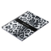 Leopard Animal Print Skin Muster Notebook Notizblock (Linke Seite)