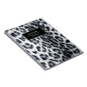 Leopard Animal Print Skin Muster Notebook Notizblock (Rechte Seite)