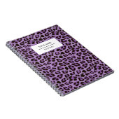 Leopard Animal Print Skin Muster Notebook Notizblock (Rechte Seite)