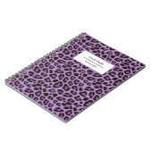 Leopard Animal Print Skin Muster Notebook Notizblock (Linke Seite)