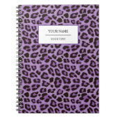 Leopard Animal Print Skin Muster Notebook Notizblock (Vorderseite)